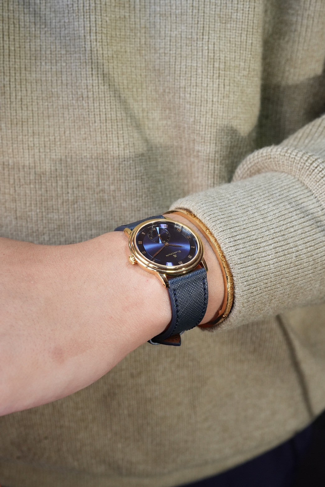 SAFFIANO / OXFORD BLUE